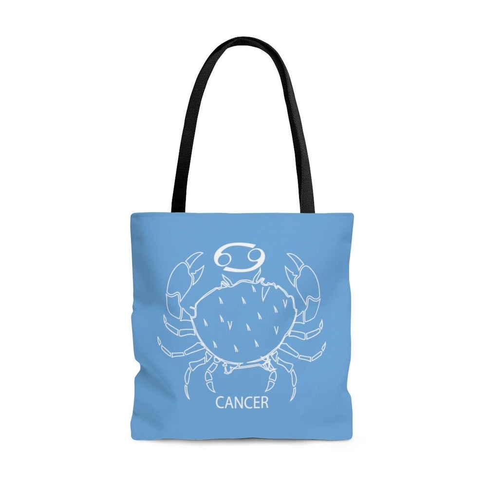 Cancer Zodiac Tote Bag Large Polyester Astrology Gifts Birthday New